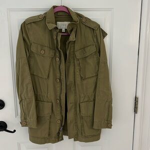 J Crew jacket.. army green